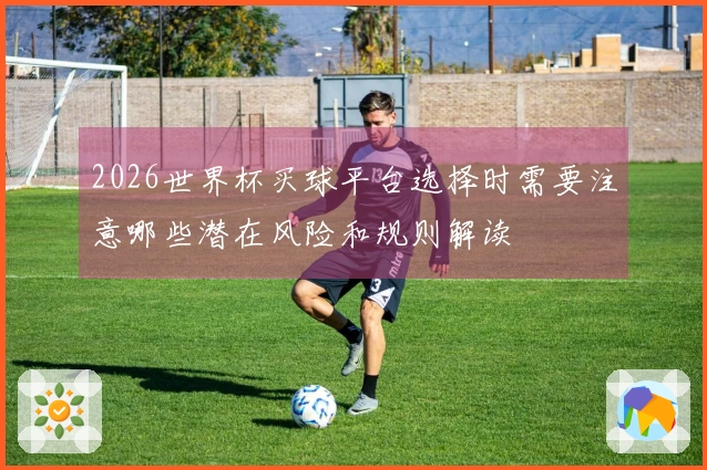 2026世界杯买球平台选择时需要注意哪些潜在风险和规则解读